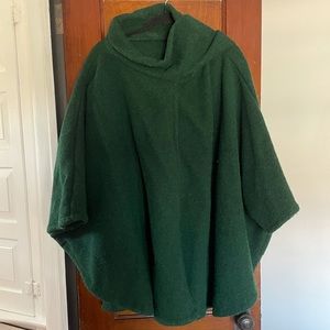 Handmade wool poncho/cape
